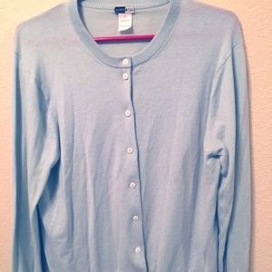 SOLD........PRETTY FUN 100% Cashmere Blue Cardigan